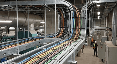 Ladder type cable tray